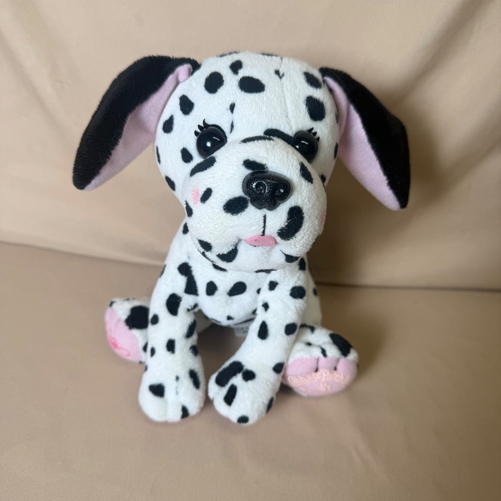 Cabbage Patch Kids Adoptimals Dalmatian Puppy Plush Black White Spotted Dog 2017